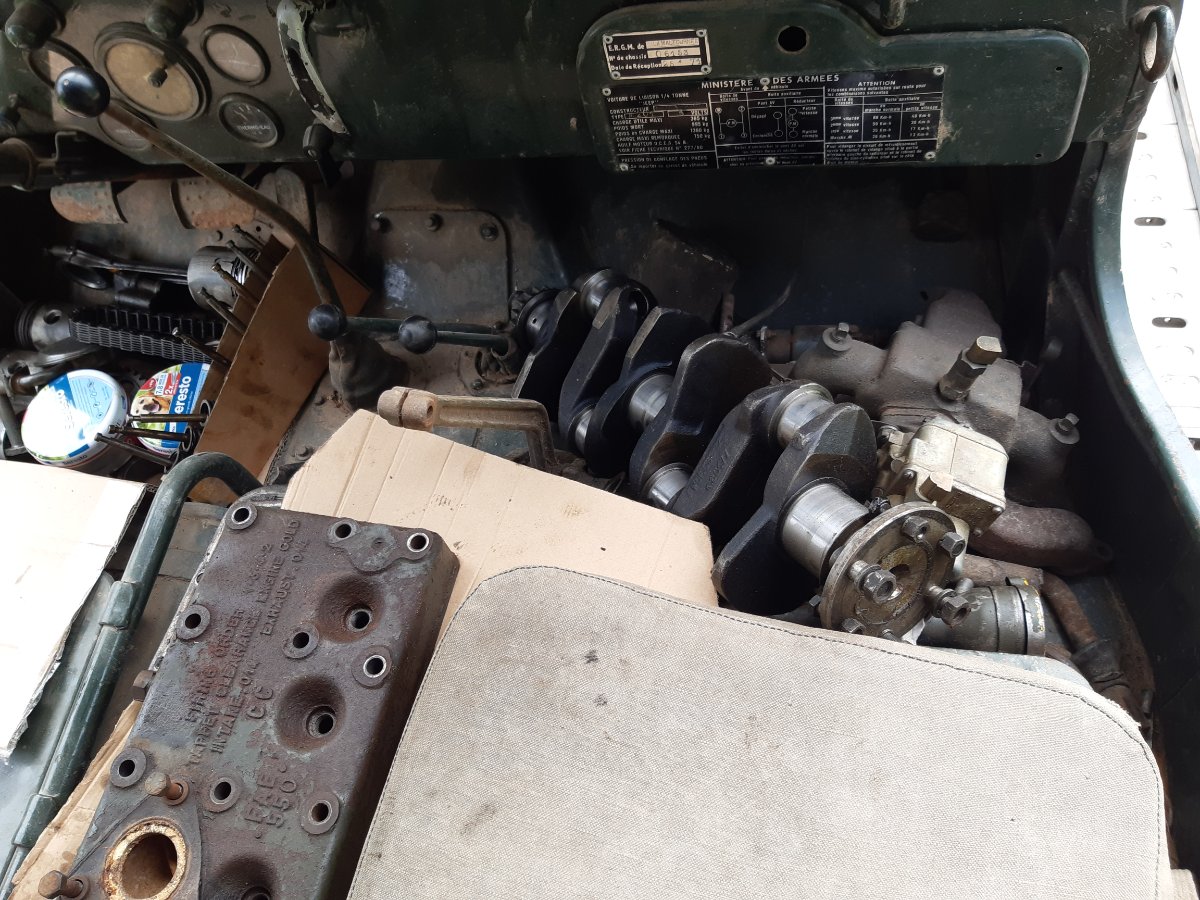 Moteur démonté